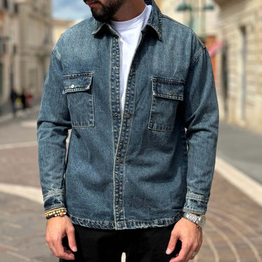 Camicia di jeans blu vintage - FLAG STORE